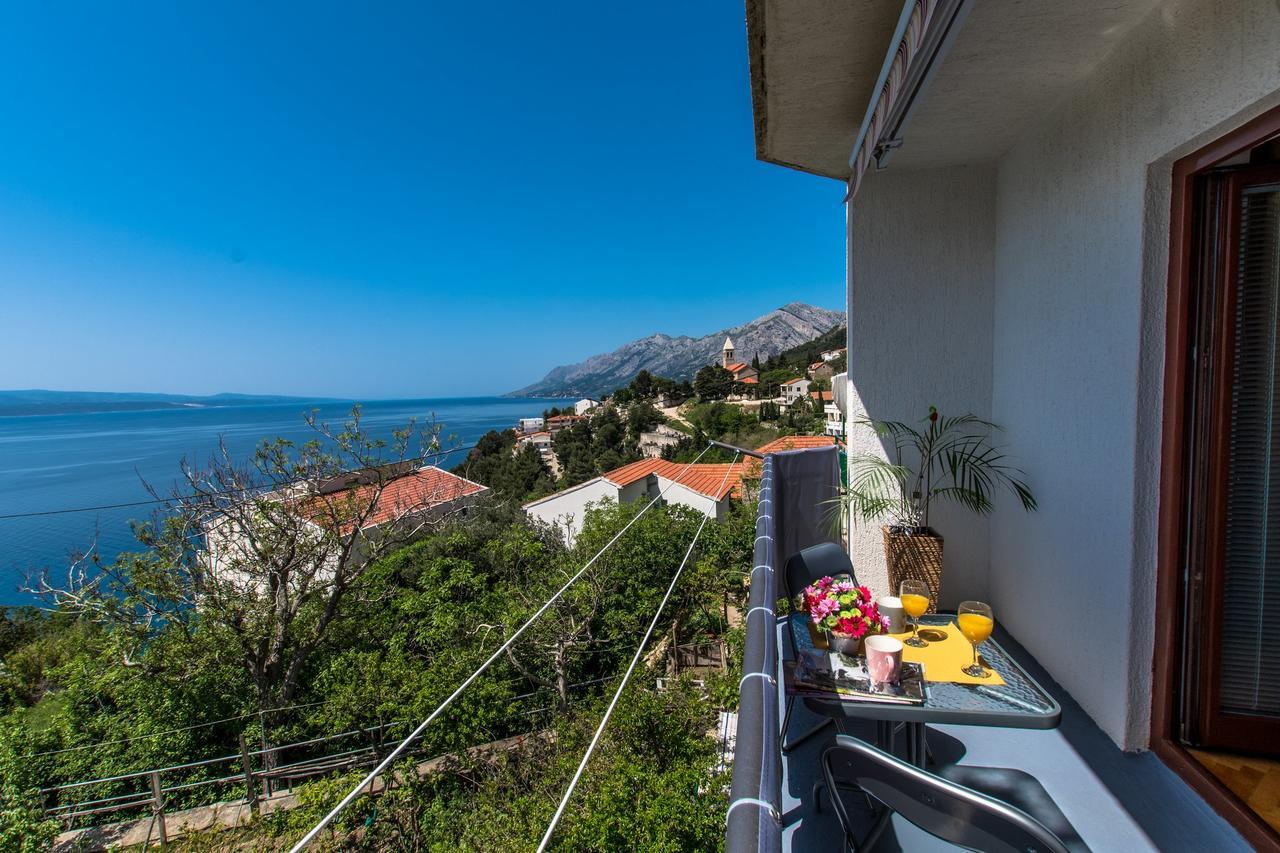 Seaview Apartment Slavica Брела Экстерьер фото